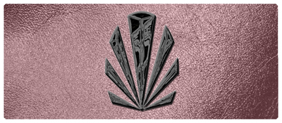 DNSEMP-L-602-BK-SH-OR Black Sunburst Shimmer Orchid